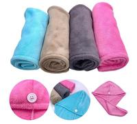 Chapeau enveloppant sèche-cheveux rapide,serviette de bain magique en microfibres, turban de toilette