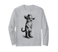 Chapeau et Bottes drôles de Chat dans Un Chapeau de Cowboy Manche Longue