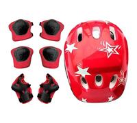 Chapeau et Coussinets pour - Casque de vélo et Skateboard pour Enfant | Genouillères résistantes aux Chocs, équipement de Protection réglable pour la Danse de Rue