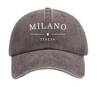 Chapeau éTé Femme, Casquette De Baseball Unisexe ImpriméE Day Italy LavéE Et Ajustable Style Papa