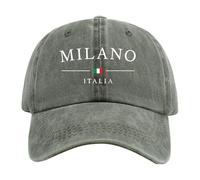 Chapeau éTé Femme, Casquette De Baseball Unisexe ImpriméE Day Italy LavéE Et Ajustable Style Papa