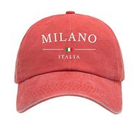 Chapeau éTé Femme, Casquette De Baseball Unisexe ImpriméE Day Italy LavéE Et Ajustable Style Papa