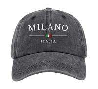 Chapeau éTé Femme, Casquette De Baseball Unisexe ImpriméE Day Italy LavéE Et Ajustable Style Papa
