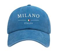Chapeau éTé Femme, Casquette De Baseball Unisexe ImpriméE Day Italy LavéE Et Ajustable Style Papa