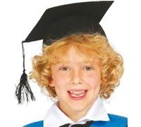 Coiffe Étudiant Enfant Taille Unique Noir