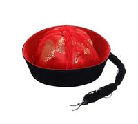 Chapeau Eunuque Chinois pour Déguisement Photographie Rouge N°6 Rouge N°6