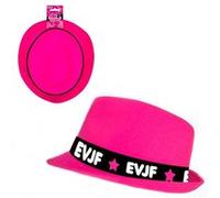 chapeau evjf rose fluo adulte - sud trading cd4341 Rose G