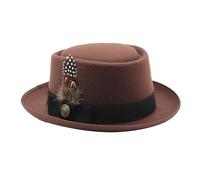 Chapeau Fedora bavarois de luxe avec plume - Idéal pour déguisement, fête de la bière, tenue de la semaine mondiale du livre