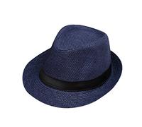 Chapeau Fedora Paille Été Enfants Bébé Soins Panama Casquette Plage Jazz Cap (Multicolor8, One Size)