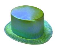 Chapeau Fedora scintillant pour adulte tendance Panama Magicien Accessoires de scène Chapeaux Cosplay Chapeau plat pour spectacles sur scène