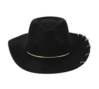 Chapeau Fedoras classique pour bal masqué, chapeau de gentleman avec bords enroulés pour adulte, carnaval, fête, cow-boy, couvre-chef, spectacles de scène, pour adultes, unisexe