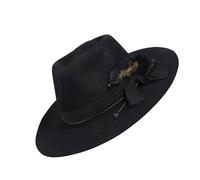Chapeau Fedoras en laine doux et confortable pour un usage quotidien, événement social, rassemblement, accessoires de costume d'Halloween
