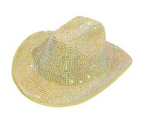 Chapeau Fedoras étincelant orné de cristaux lourds pour enterrement de vie de jeune fille, chapeau Fedoras de mariée pour acteur, actrice, fête élégante