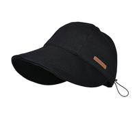 Chapeau Femme Anti-UV Lot Paille Soleil Panama Casquette Visiere Accessoire Plage Pluie Bob Beige Mariage Queue De Cheval Grande Taille Achat Été Le Noir-C Taille Unique