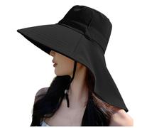 Chapeau Femme Chapeau Femme Soleil Jardinier Pliable Parapluie De Tete Canotier Casquette Running Festival Jaune Paille Moustiquaire Grand Rose Cérémonie Chapeaux Western Vert Grande Taille Queue