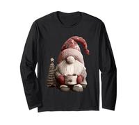 Chapeau Festif de Nain Tenant la Tasse Manche Longue