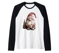 Chapeau Festif de Nain Tenant la Tasse Manche Raglan