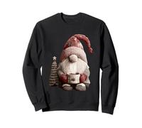 Chapeau Festif de Nain Tenant la Tasse Sweatshirt