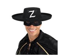 Chapeau feutre bandit masqué GM - PTIT CLOWN - Noir - Accessoire de mode - Extérieur