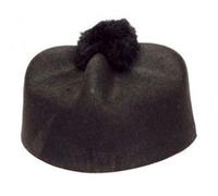 Chapeau feutre curé - Homme - Noir - Adulte - Modèle Curé - A partir de 3 ans