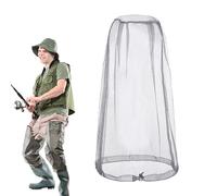 Chapeau filet pour mouches, chapeau de protection contre les mouches, couverture faciale en maille filet respirant, chapeau seau pour extérieur, chapeau de filet pour