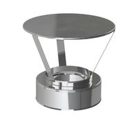 Chapeau finition haute - double paroi - Reuter Systèmes DW 180 mm