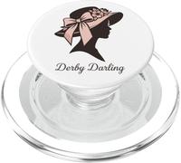 Chapeau Floral Derby Darling Southern Race Day PopSockets PopGrip pour MagSafe