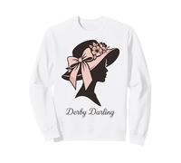 Chapeau Floral Derby Darling Southern Race Day Sweatshirt