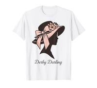 Chapeau Floral Derby Darling Southern Race Day T-Shirt