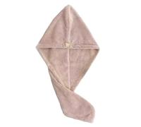 Chapeau for dormir, bonnet de Sauna, serviettes bain en microfibre, Bonnets à main, peignoir, croissance rapide des cheveux, Fiber super fine, 2 pièces Pour Femme(Brown)