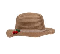Chapeau foulard décoratif, ajustable tour de tête cerise TU