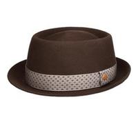 Chapeau Gareth Diamond Band Pork Pie by Mayser marron XL (60-61 cm)