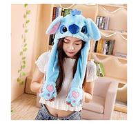 Chapeau Girls Animaux Oreilles bougeoirs Haut de Saut Chapeaux Enfants Femmes chaleureuse Peluche Lapin Chapeaux Enfants Jolie Lapin Flou Pinch airbag Chapeaux drôles