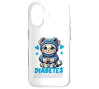 Chapeau Grenouille Mignon pour sensibiliser au diabète et Chat Bleu Coque pour iPhone 17