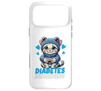 Chapeau Grenouille Mignon pour sensibiliser au diabète et Chat Bleu Coque pour iPhone 17 Pro Max