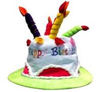 Chapeau Happy birthday vert adulte taille unique vert G