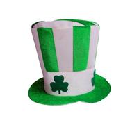 Chapeau haut-de-forme de leprechaun de la Saint-Patrick, bandeaux irlandais, trèfle et leprechaun chapeau tête Bopper Designs Saint Patrick Deely Boppers fantaisie cadeaux irlandais Accessoire pour