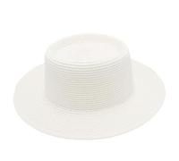 Chapeau haut de forme dôme français Chapeaux Mode, blanc, Taille unique