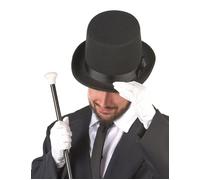 Boland - Chapeau haut de forme Byron - Feutre noir adulte pour carnaval/Halloween