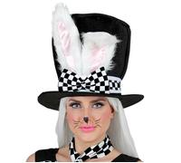 Chapeau haut de forme oreilles de lapin