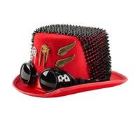 Chapeau haut-de-forme pour Coser Industrial Age Design Gear Rivets Top Dark Thème Pour Halloween Parties Cosplay Événement Rivets Mode