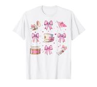 Chapeau Haut-de-Forme pour Fille avec nœud Rose T-Shirt