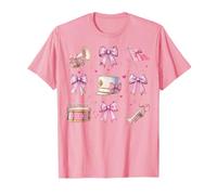 Chapeau Haut-de-Forme pour Fille avec nœud Rose T-Shirt
