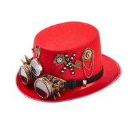 Chapeau Haut-De-Forme Steampunk Chapeau Haut-de-Forme En Feutre Gothique