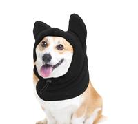 Chapeau Hiver Chien - Bonnet Chaud Animal, Écharpe Tour Cou Réglable | Cagoule Capuche avec Oreillettes pour Froid Météo, Couvre-Chef Doux Respirant Chiot Moyens Grands Toutous, Déguisement
