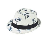 Chapeau Hommes De Paille Été De Plage Trilby Panama FUNMOON - 4 Couleurs Disponibles