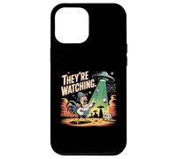 Chapeau humoristique en aluminium UFO Chicken Area 51 UAP Coque pour iPhone 12 Pro Max