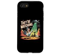 Chapeau humoristique en aluminium UFO Chicken Area 51 UAP Coque pour iPhone SE (2020) / 7 / 8