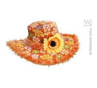 Widmann Chapeau Ibiza G – bordure en peluche – orange tournesol
