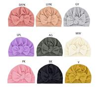 Chapeau Indien Noué Pour Bébé, Bandana, Turban, Bonnet En Coton Doux, Accessoires De Coiffure Pour Nouveau-Né, Garçon Et Fille